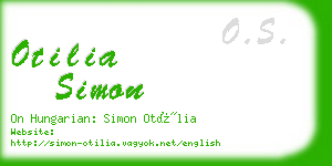 otilia simon business card